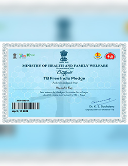 TB Free India Pledge